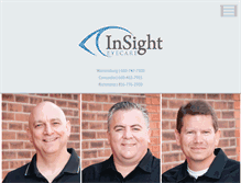 Tablet Screenshot of insighteyecare.com